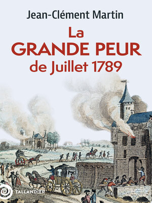 cover image of La grande peur de juillet 1789